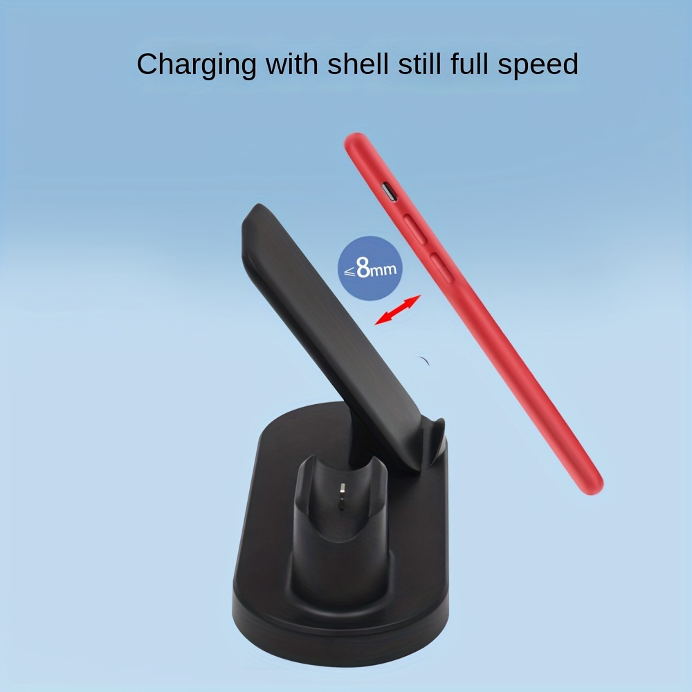 3 in 1 15w fast charging charger for mobile phones desktop stand wireless charger for watch earphone mobile phone details 3