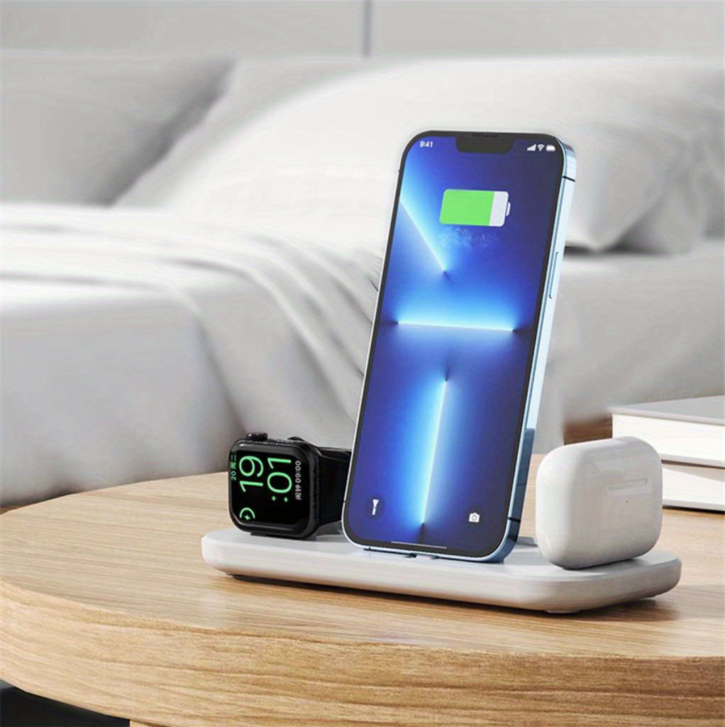 3 in 1 wireless charger stand for iphone 14 13 12 11 x xr 8 for iwatch fast charging dock station for airpods pro for iwatch 8 7 details 15