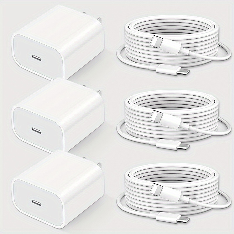 3 sets pd 25w fast charging head 39 37inch for iphone data cable for iphone ipad details 0